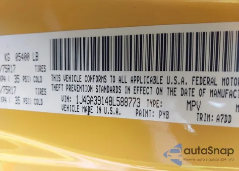 2008 Jeep Wrangler Unlimited X from USA, damaged, VIN 1J4GA39148L588773